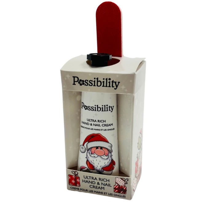 Santa Hand Cream Tube - Emery Board